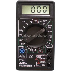 Top Vente Multimètre Numérique LCD DT-832 Avec Continuité Buzzer Produit D'essai Couleur EN OPTION