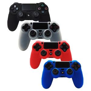 Gamepad tachonado piel <span class=keywords><strong>Premium</strong></span> protección antideslizante suave agarre cubierta para PS4 Slim Pro controlador funda de silicona - Product Image 2