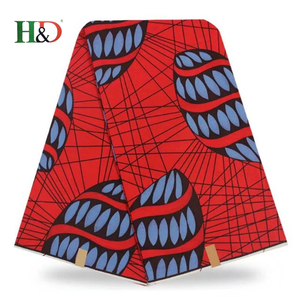 H & D Top 10 de Haute Qualité En Gros Pas Cher Bloc De Cire Africain Impression Mousseline de Soie Tissu Avec Des Mots - Product Image 5