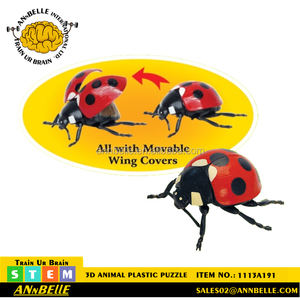 3D 퍼즐 딱정벌레 블록 캡슐 곤충 장난감 깜짝 장난감 - Product Image 3