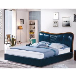 Lit en cuir blanc crème <span class=keywords><strong>de</strong></span> style royal français moderne <span class=keywords><strong>de</strong></span> luxe, taille king et queen, meubles <span class=keywords><strong>de</strong></span> chambre à coucher - Product Image 2
