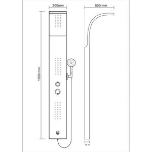 <span class=keywords><strong>Pas</strong></span> <span class=keywords><strong>cher</strong></span> Prix Simplement Conception <span class=keywords><strong>Douche</strong></span> Haute Qualité Salle De Bains Panneau Mural - Product Image 5