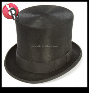 Cappelli a Cilindro in Pura Pelliccia di <span class=keywords><strong>Coniglio</strong></span> 100% Feltro Cerato Cappelli Eleganti per Uomo - Product Image 2