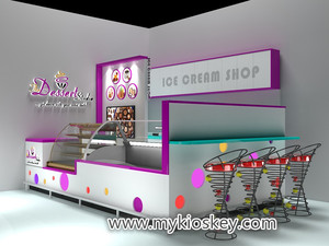 Fantastic design ice cream chiosco da dessert negozio di alimentari per il centro commerciale - Product Image 3