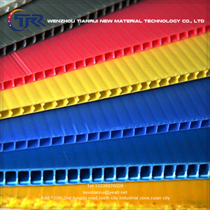 Extrusión técnica bordes sellados disponibles PE corrugado/polietileno de plástico corrugado - Product Image 1