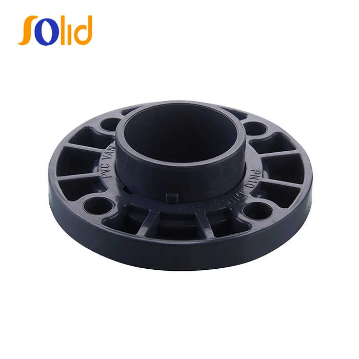 JIS 10K Plastic Socket Welding Pipe Fitting UPVC PVC Van Stone Flange for Water System
