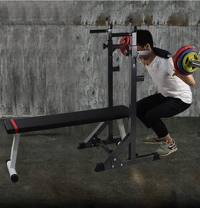 2017 Nuevo equipo de interior gimnasio pecho ajustable prensa de Banco plegable peso Banco cubre - Product Image 6
