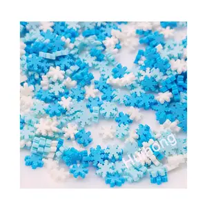 Hengxin Polymer Clay Snow Flakes Sprinkles for Slime and Any DIY Project