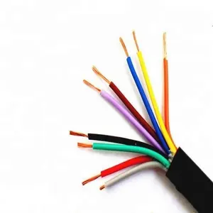 Cable de alimentación de acero trenzado, 6x2,5mm, 6x1,5mm, 6x6mm, 6x35, 6x25, 6x50, 6 núcleos, conductor CU, aislado de PVC, control de bajo voltaje