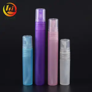 custom blue pink plastic slim 5ml 3ml spray atomizer pen mist 8ml 10 ml perfume bottles