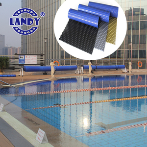 PE impermeabile UV-protection argento/blu colori di plastica dura bolla piscina solare copre foglio protetto - Product Image 1