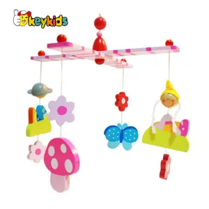 Customize Colorful Wooden <strong>Cot</strong> <strong>Mobile</strong> for Baby Crib W08K037 - Product Image 1