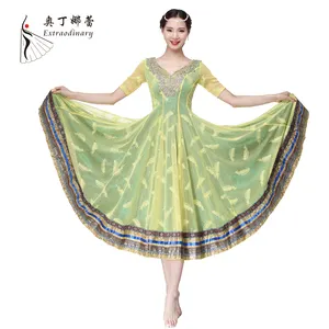 Hand Embroidery Rhinestone Indian Clothing Saris Women Dance Wear China