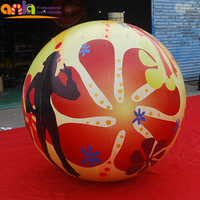 Ballon gonflable en pvc, 5 pouces, avec impression complète pour la décoration
