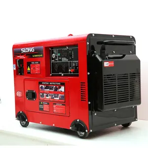 Merek E-SLONG Super Senyap Generator Gas Alam/Gas LPG/Bensin/Bensin 5KW