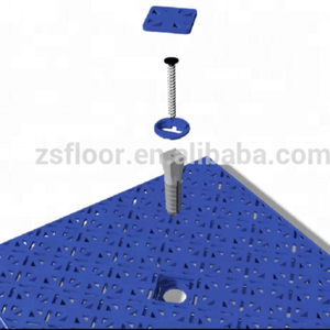 Carrelage de sol de salle de sport, rectangulaire, en plastique, pour l'intérieur et l'extérieur, bon marché, 6 pièces - Product Image 4