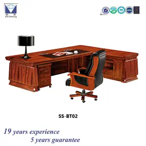 Meja Direktur Kantor Eksekutif Klasik Furnitur Shisheng