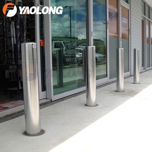 Yaolong 1 metre 304 paslanmaz çelik açık yol bahçe Bollard çelik trafik sokak güvenliği baba - Product Image 2