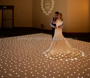 Fábrica al por mayor de baile de fiesta de boda evento iluminación led piso Decoración