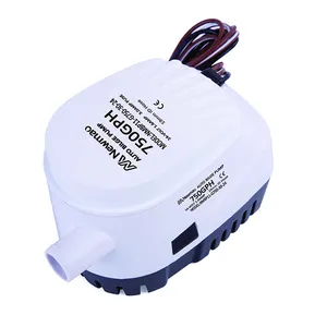 Newmao automático submersível bilge bomba de água com interruptor de bóia interna/12v bomba de porão marinha para o barco