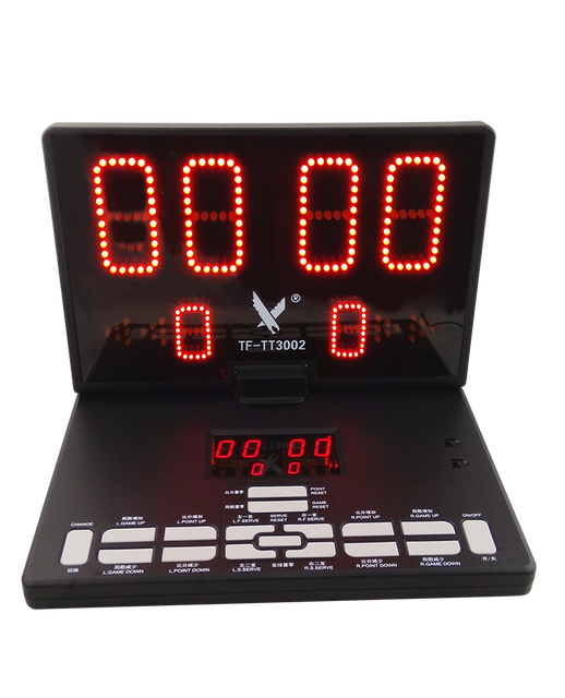Portable Outdoor Electronic Table Tennis Scoreboard Timer for Tennis Court Equipment