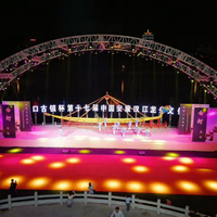 Estructura de Truss de Aluminio de Alta Calidad de 520*760 mm para Escenarios, Iluminación de Eventos, Truss para DJ, Truss de Aluminio Usado