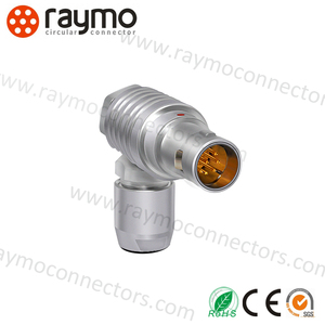 Trung Quốc Nhà Sản Xuất Raymo <span class=keywords><strong>5</strong></span> Pin 90 Độ <span class=keywords><strong>Push</strong></span> Pul Cablel Nối Đối Với Audio Video - Product Image 3