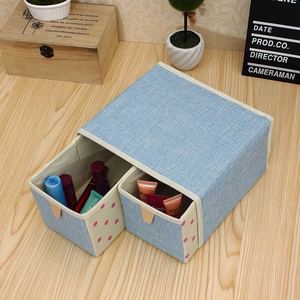 Moda hogar plegable no tejido cajas de almacenamiento decorativos non woven storage box - Product Image 4