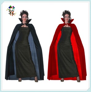 Robe fantaisie longue de couleur noire, <span class=keywords><strong>pas</strong></span> chère, pour fête d'<span class=keywords><strong>halloween</strong></span>, Capes pour adultes, HPC-1745 - Product Image 3