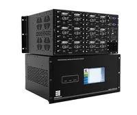 Cctv av matrix switcher 18x18 modulare video matrix switcher supporto senza soluzione di continuità EDID 4 k dual dual power di controllo di backup