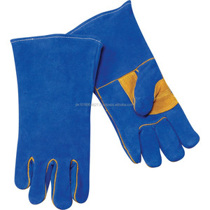 Guantes de Soldadura de Cuero Vacuno con Protección para la Palma y Agarre Antideslizante - Product Image 1
