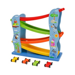 2024 migliore vendita divertente giocattolo della pista dell'automobile di legno dei bambini per il commercio all'ingrosso W04E045 - Product Image 1