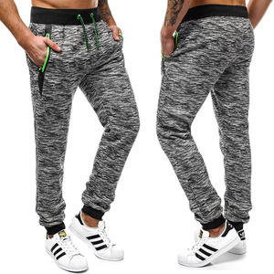 Venta al por mayor slim jogger deporte trackpants gimnasio sudor pantalones de los hombres pantalones de chándal pantalón - Product Image 5