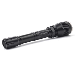 HS-802 có thể sạc lại săn bắn Đèn pin <span class=keywords><strong>Torch</strong></span> 1-chế độ màu xanh lá cây màu đỏ màu xanh ánh sáng hợp kim nhôm cơ thể IP65 đánh giá Powered 2x18650 pin - Product Image 4