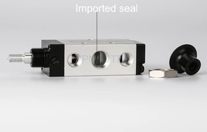 4R Serie 4R210-08 5 <span class=keywords><strong>way</strong></span> 2 positie Port 1/<span class=keywords><strong>4</strong></span> "BSP push lente terugkeer Pneumatische Handbediende directionele regelkleppen