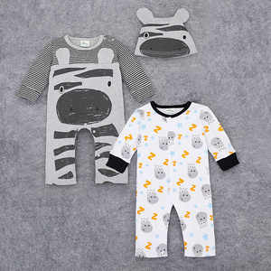 Bebê Criança Roupas Fabricantes EUA Baby Bodysuit Animais Romper de Dropshipping - Product Image 2