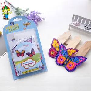 Kids plastic toy wholesale ironing beads mini hama perler beads for 5mm