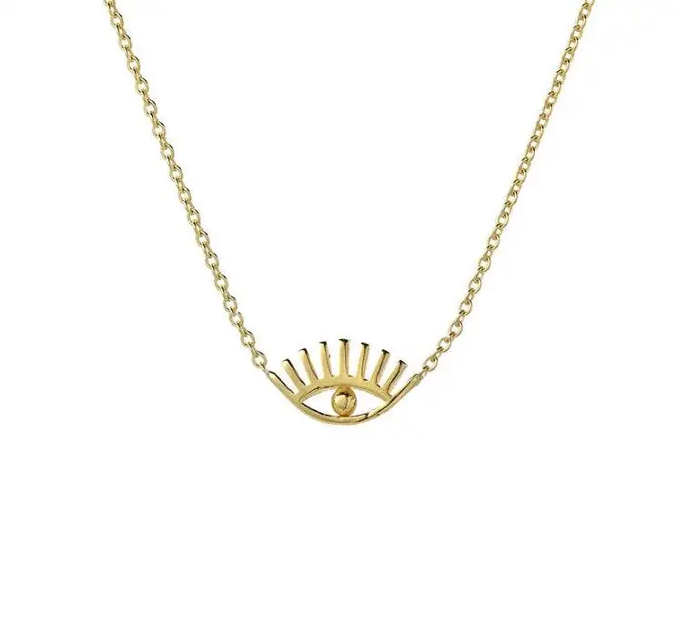 Colar feminino de ouro com pingente, joia moderna para mulheres, estilo extravagante, minimalista, dourado, em camadas