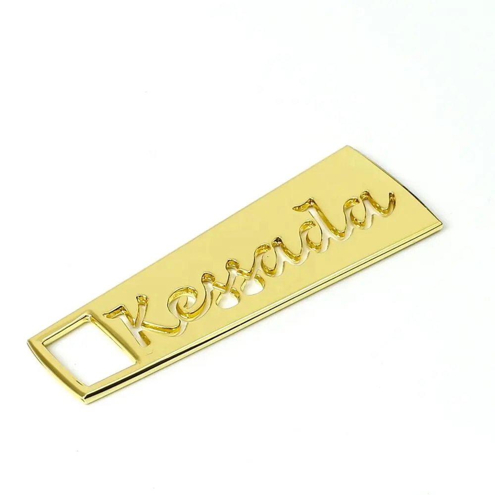 Tiranti con cerniera staccabili con Logo personalizzato #5 parti metalliche estrattore con cerniera personalizzato per borse