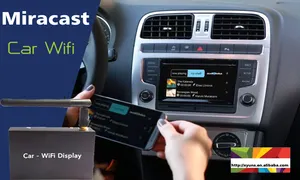 Wifi coche espejo cuadro de enlace convertidor para Android iOS9.1 Airplay Miracast DLNA