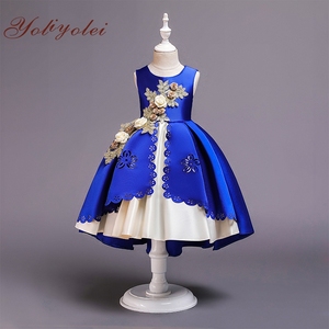 2019 del bambino vestiti dalle ragazze di Alta qualità del commercio all'ingrosso di abbigliamento abito manica corta - Product Image 5