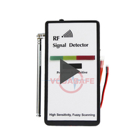 Hassasiyet ayarı RF sinyal dedektörü gps takip cihazı tarayıcı tespit gizli gps cihazı