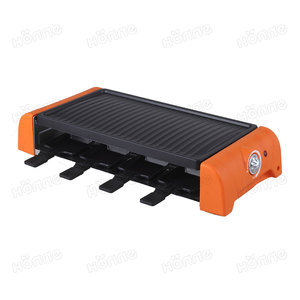 Ménage Pratique 2 EN 1 RONDE Parti BBQ Grill <span class=keywords><strong>Raclette</strong></span> - Product Image 1
