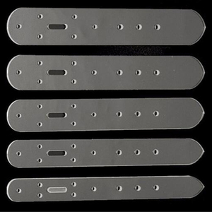 주문 가죽 공예 아크릴 벨트 빌렛 버클 헤드 엔드 템플릿 상점을위한 도구 세트 - Product Image 2