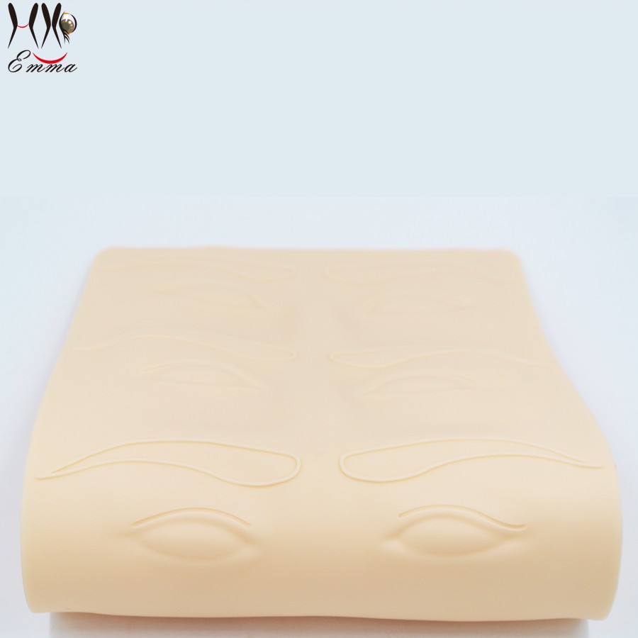 Доступны две стороны, дешевая татуировка, искусственная кожа, Перманентный макияж, тренировочная кожа/силиконовая микроблестящая кожа