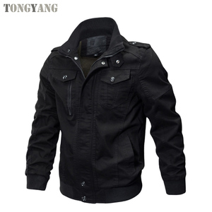 Chaquetas Bomber TONGYANG para Hombre, Ropa Exterior Táctica, Cortavientos Ligero y Transpirable, Chaquetas de Tallas Grandes - Product Image 2