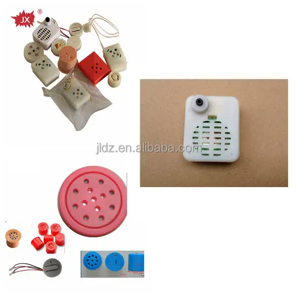 Motion sensor voice recordable for plush toy component