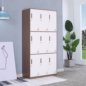 L'europe Offre Spéciale 9 porte double couleur fer armoire godrej almirah conceptions avec le prix - Product Image 3