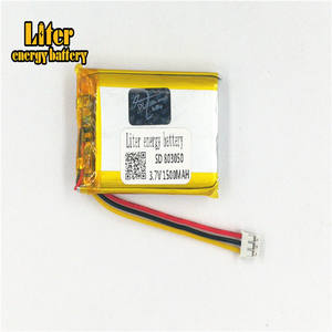 Plugue 2.0-<span class=keywords><strong>3</strong></span> P <span class=keywords><strong>3</strong></span>.7 V 803050 1500 mah li-ion recarregável bateria lipo bateria de polímero de lítio de alta qualidade - Product Image 2