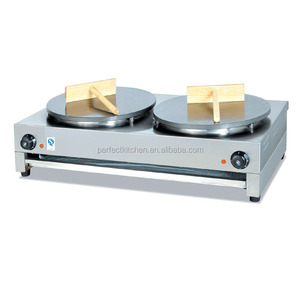 Double-platten elektro-crepes/double krepp maschine